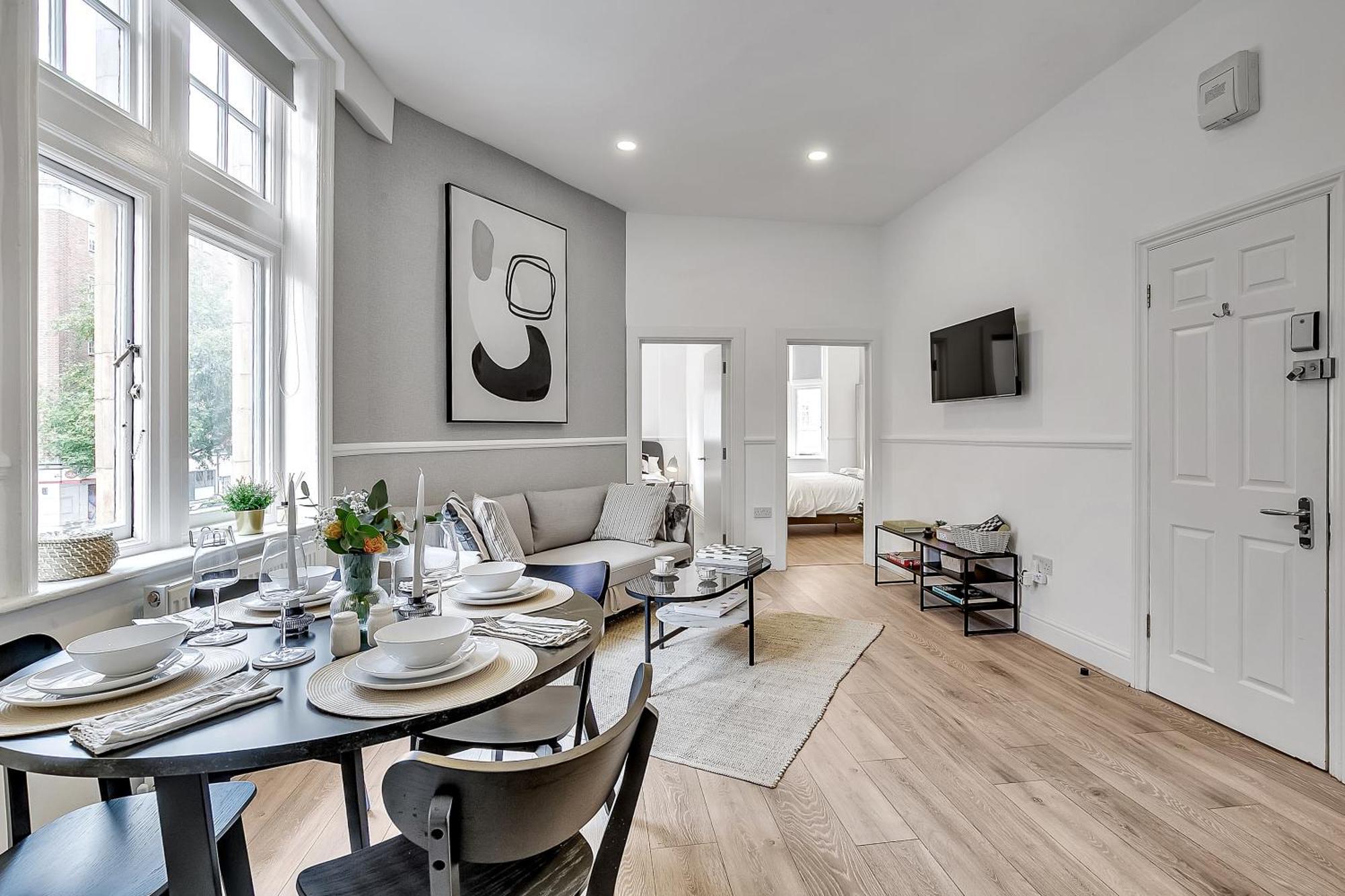 Lovely Kensington Apartments Londen Kamer foto