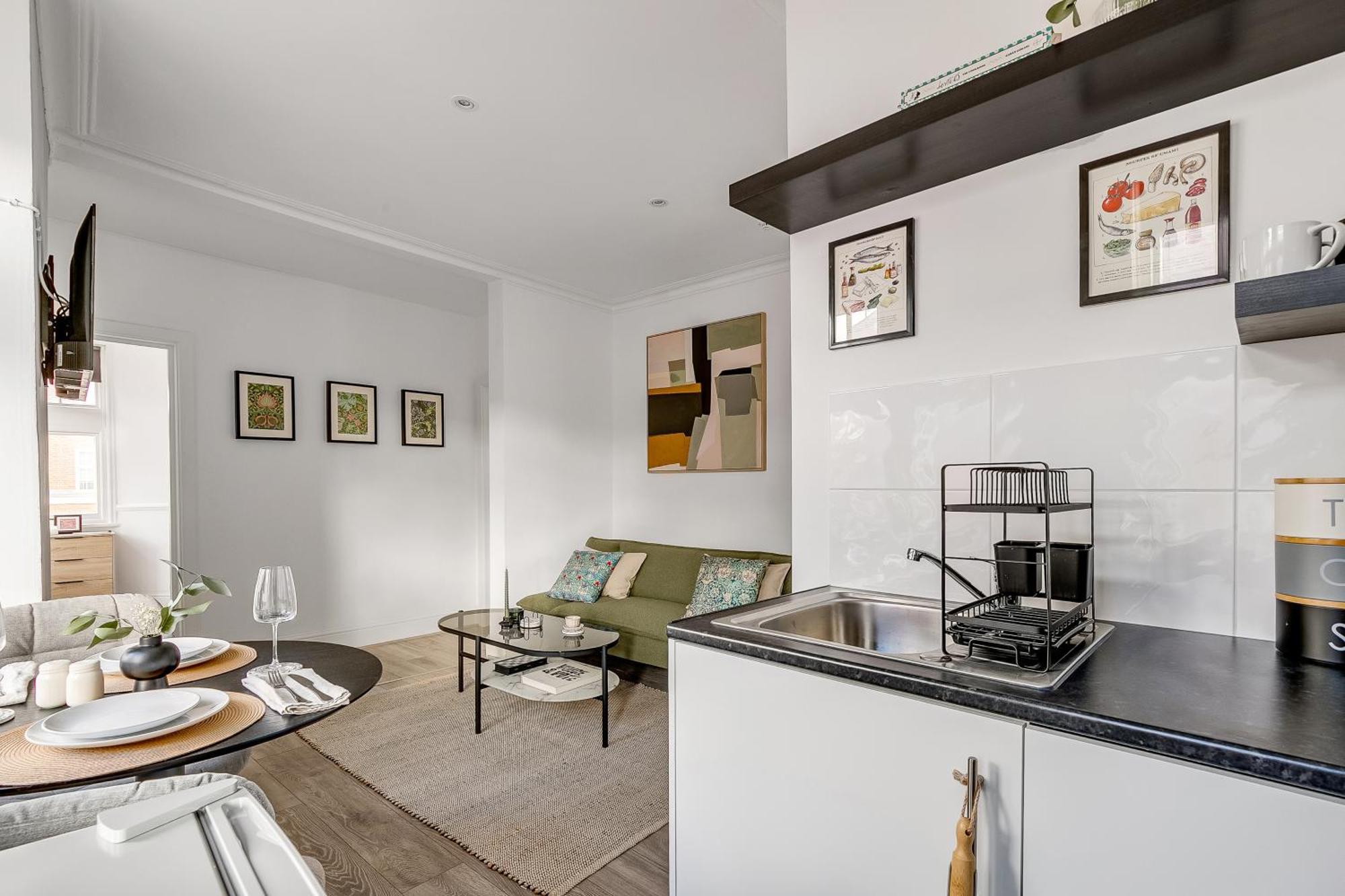 Lovely Kensington Apartments Londen Kamer foto